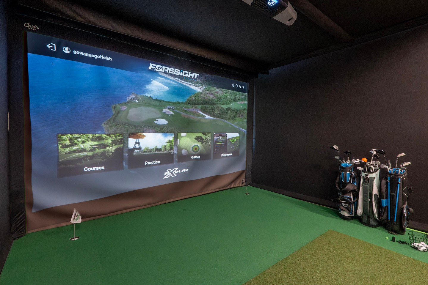 Foresight simulator bay